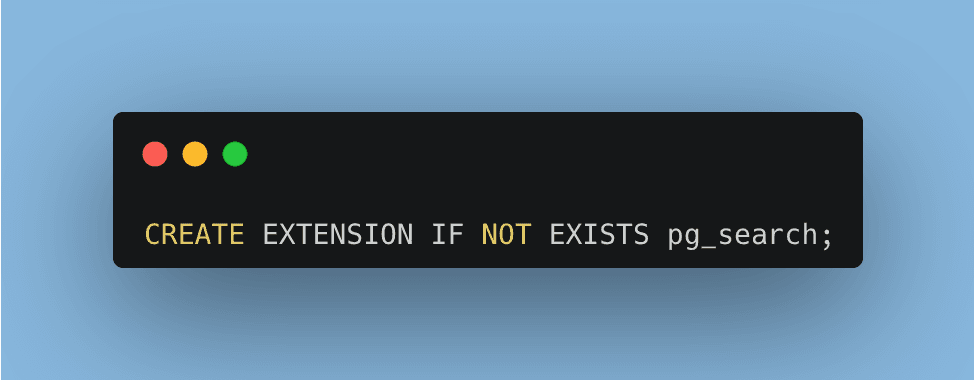 pg_search extension